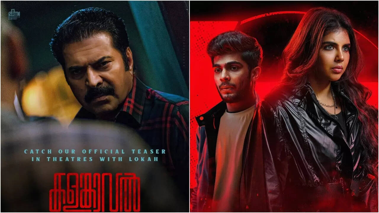 Mammootty's 'Kalamkaval' teaser arrives with Dulquer's 'Lokah'