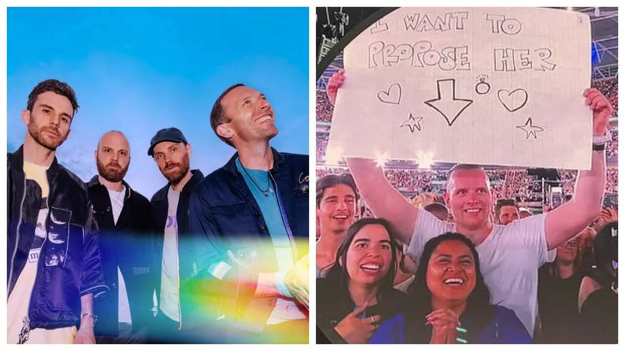 Coldplay helps fan propose to girlfriend - Watch