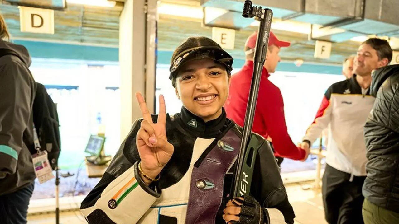 Sift Kaur Samra makes it a golden double for India in Asian Championships