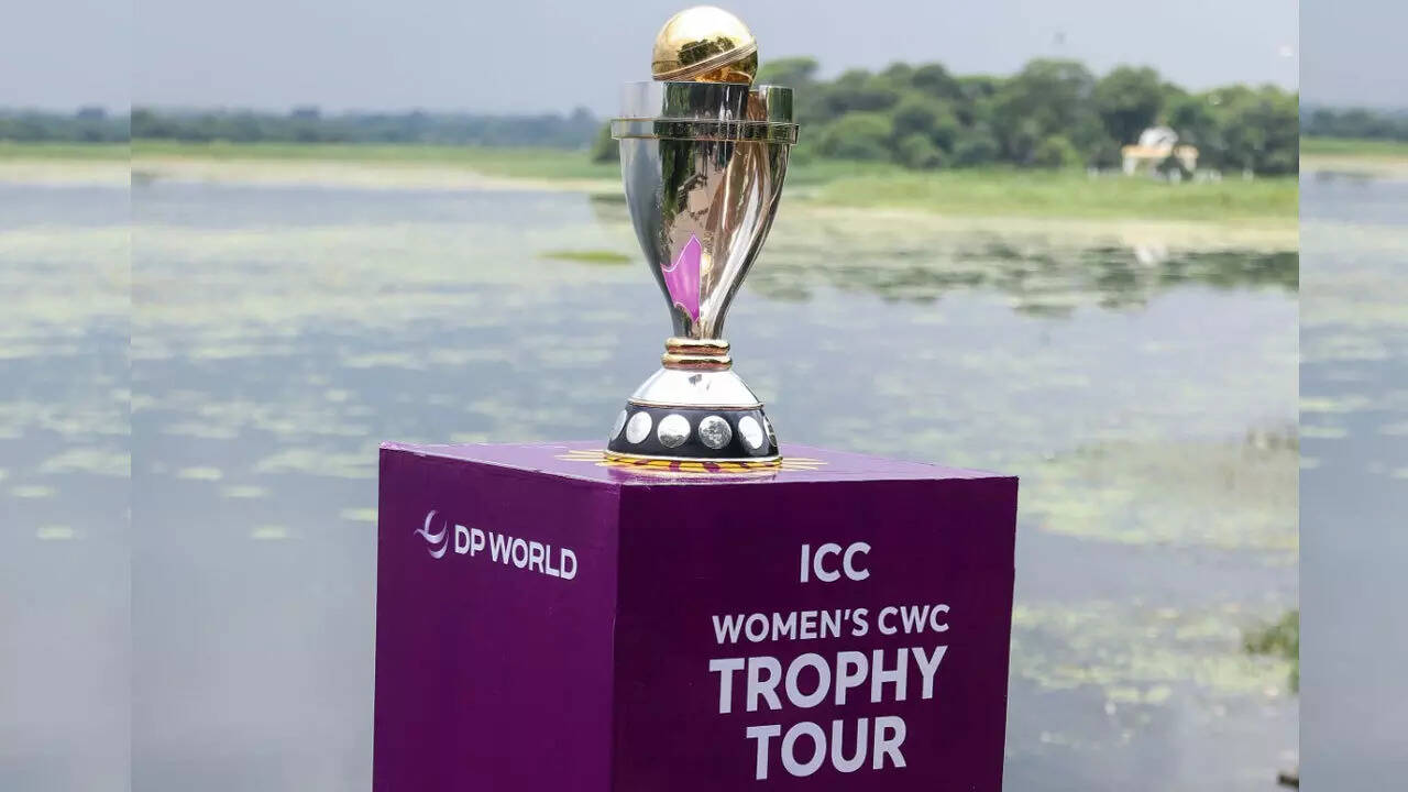 ICC Women's World Cup trophy reaches Indore