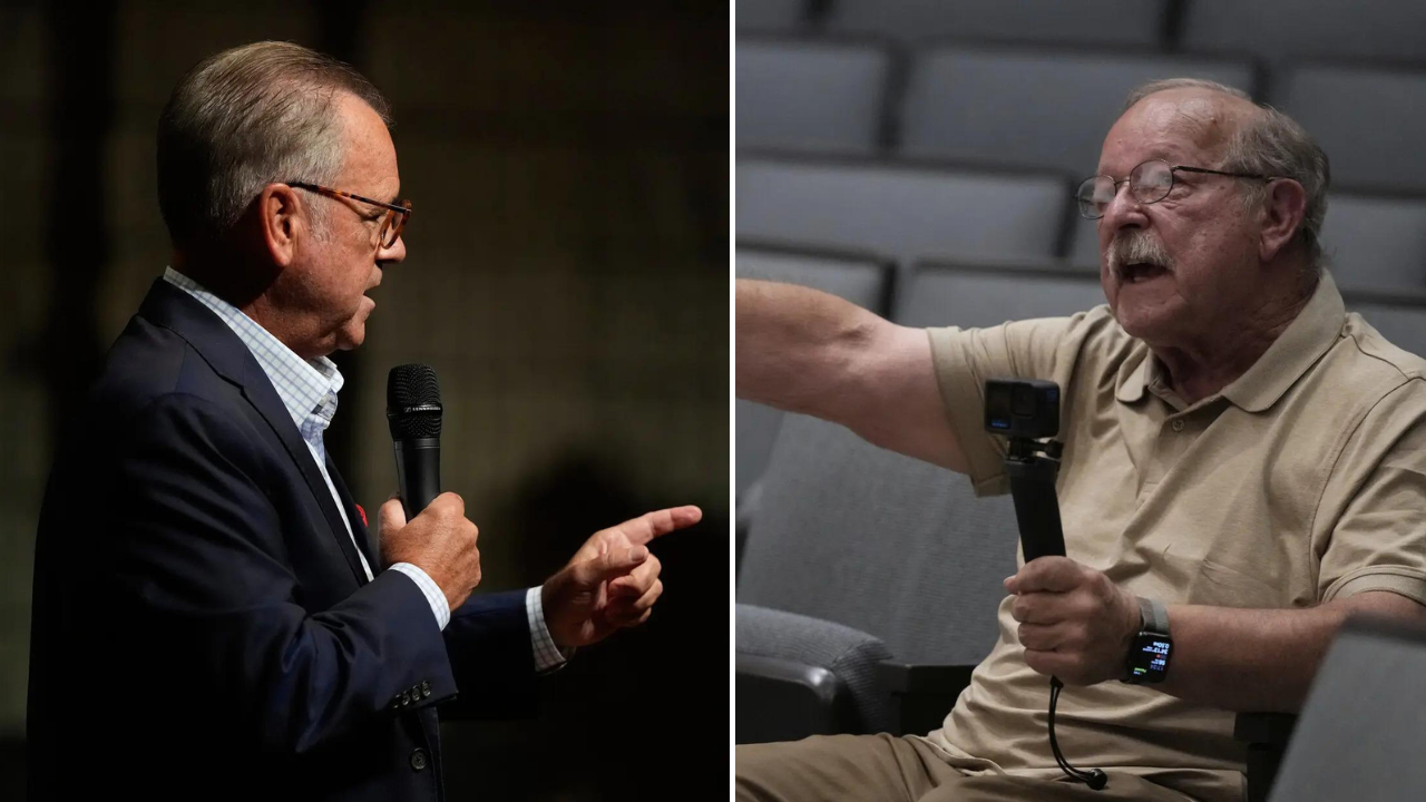 ‘Get your head out of Trump’s a**’: ‘Pissed’ Missouri voters heckle Republican Mark Alford