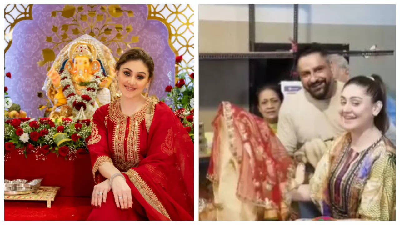 Shefali Jariwala's last Ganpati celebration with Parag goes viral