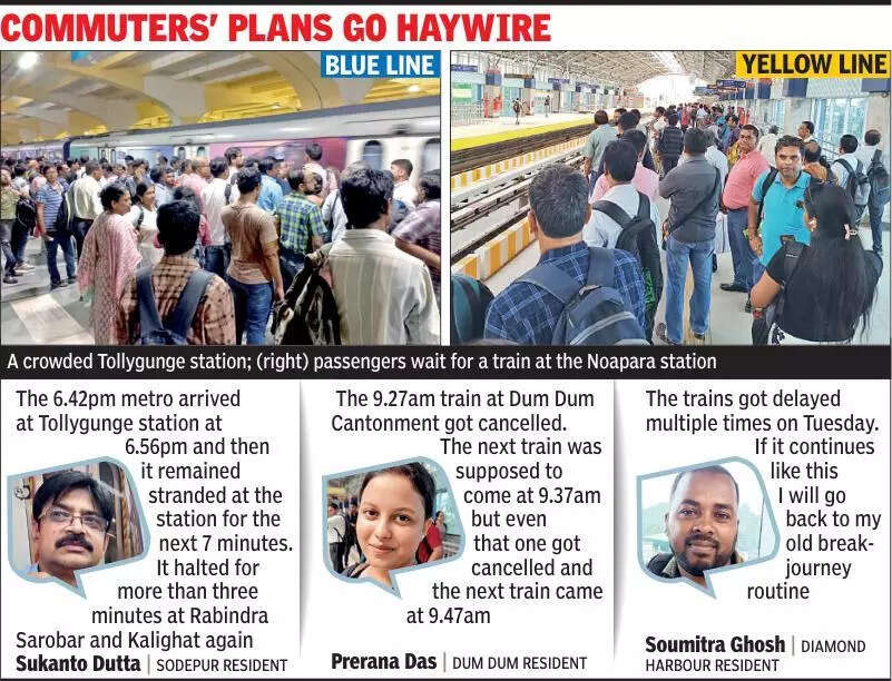 Delays, short-termination: Not a smooth ride on first couple of days of full metro services