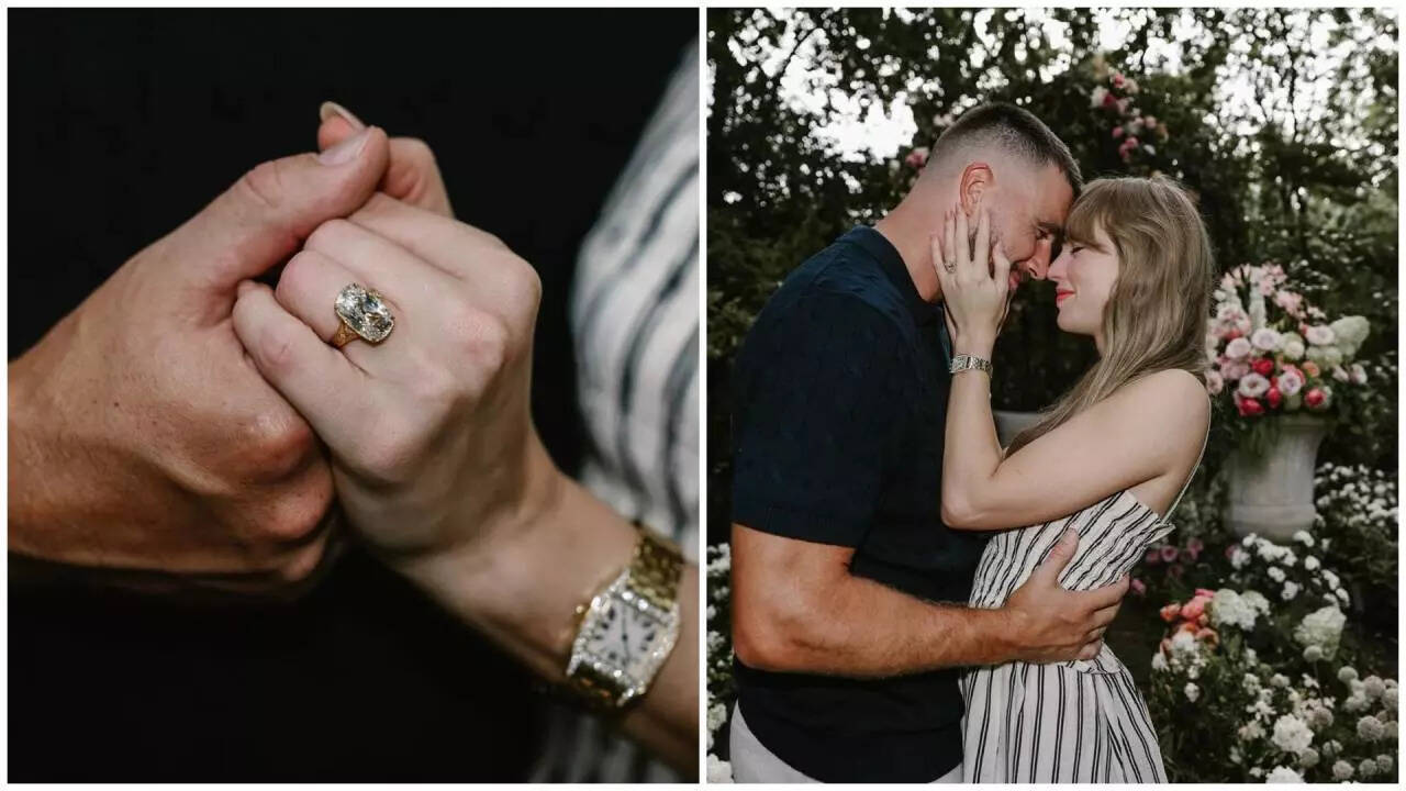 Taylor Swift and Travis Kelce are engage: Couple jointly announces news in series of pictures