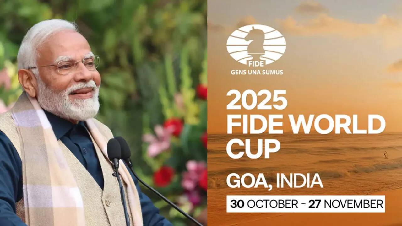FIDE World Cup 2025 in India: PM Modi tweets; ‘Chess is gaining popularity among our youth’