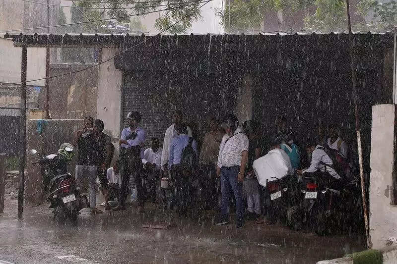 Dark clouds, showers keep Gurgaon cool, more rain likely in 2 days
