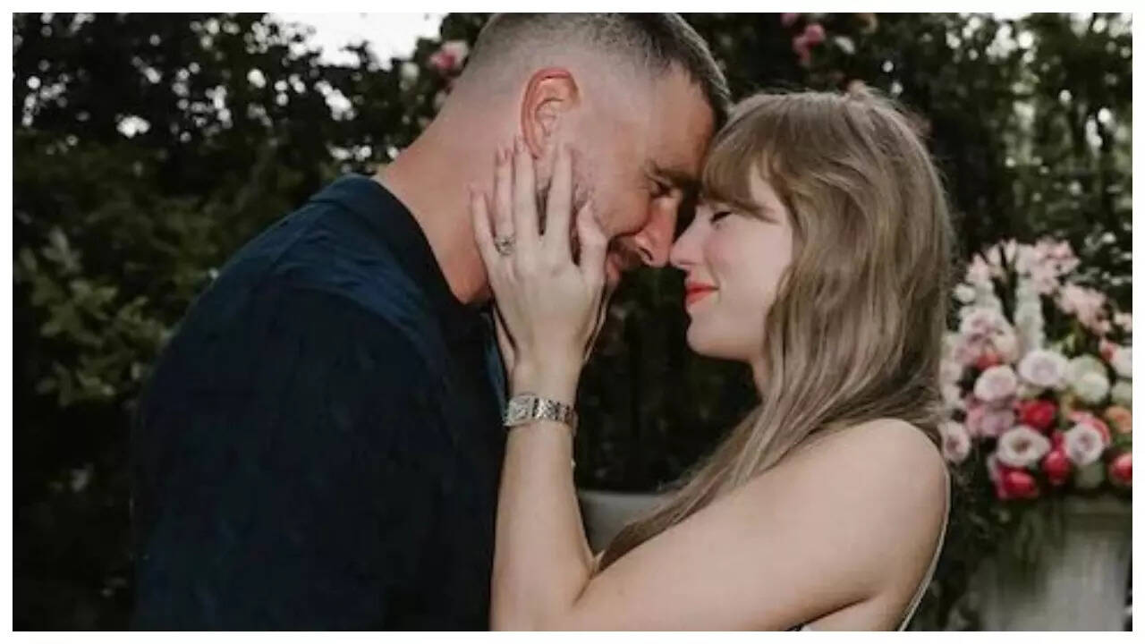 Taylor-Travis's engagement post literally breaks the internet