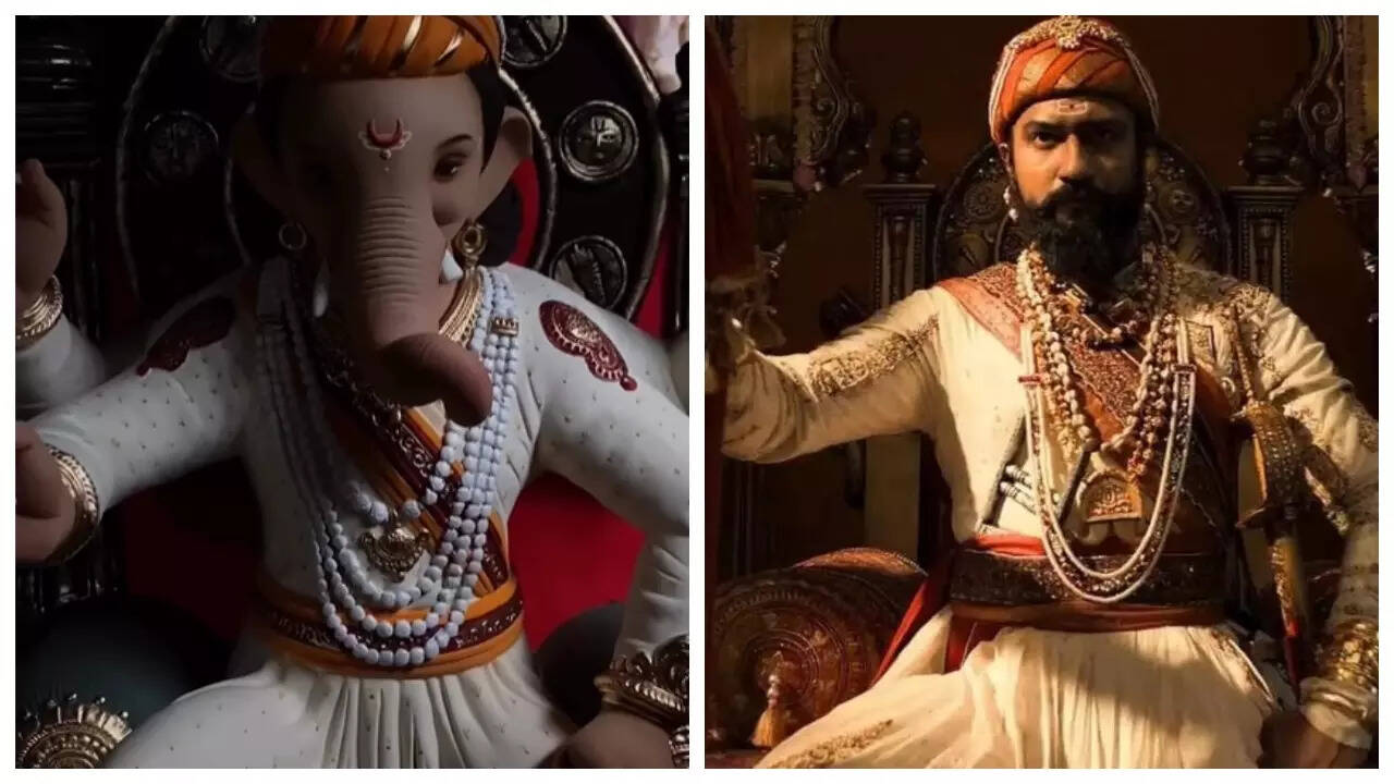 Vicky shares Chhaava-inspired Ganpati idols