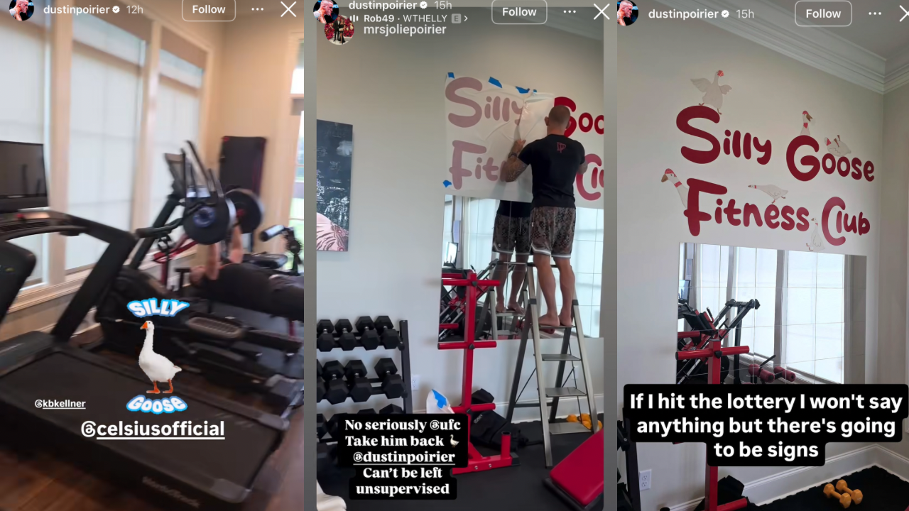 Jolie Poirier urges UFC to take back Dustin Poirier after retired fighter goes crazy with silly goose art