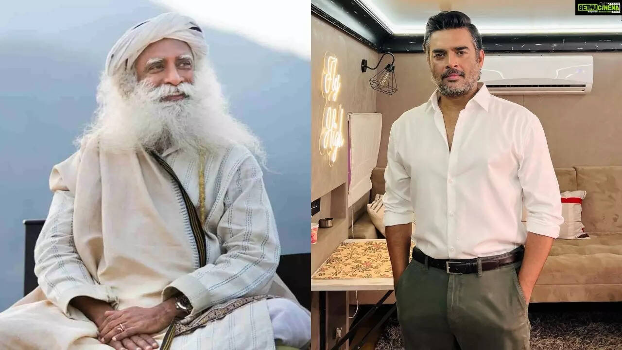 R Madhavan asks Sadguru about bike ride to Kailash after brain surgery