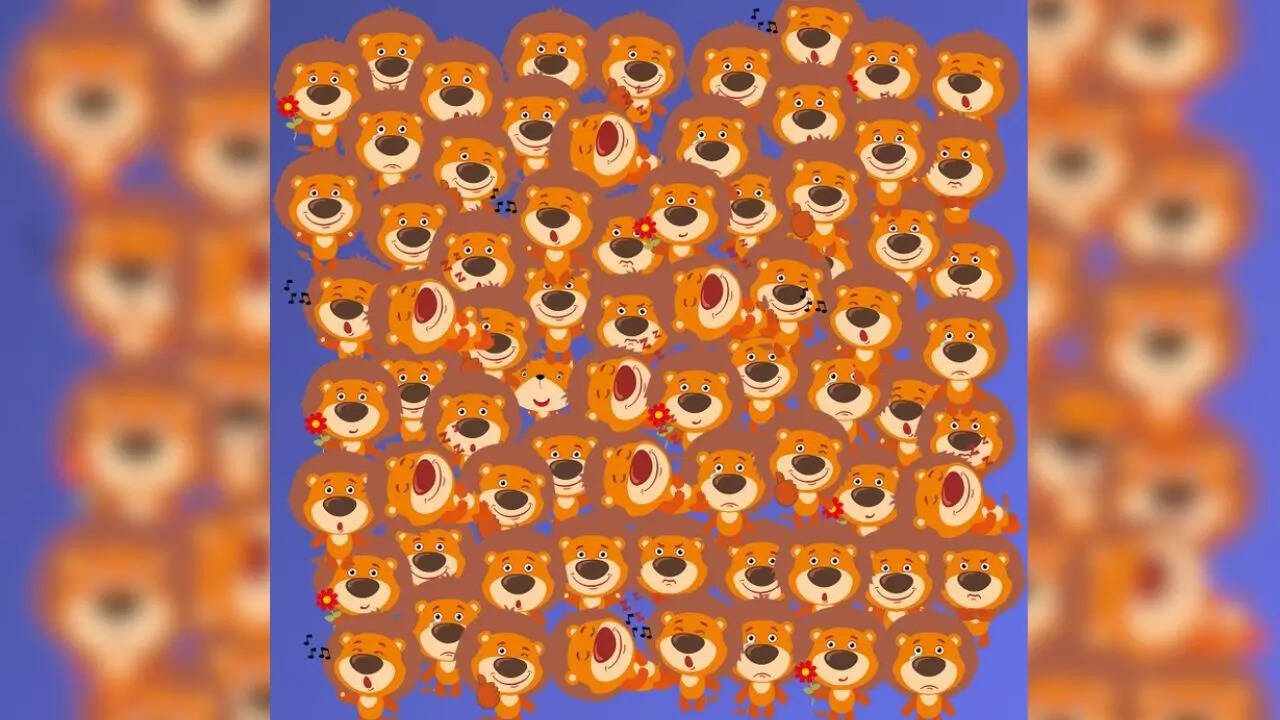 Optical Illusion: Only 1 in 10 people can find the hidden fox among lions