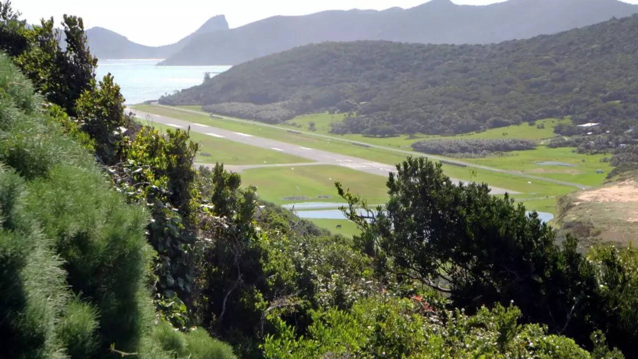 This Australian island has the world’s most beautiful airport landing and its runway begins in the ocean