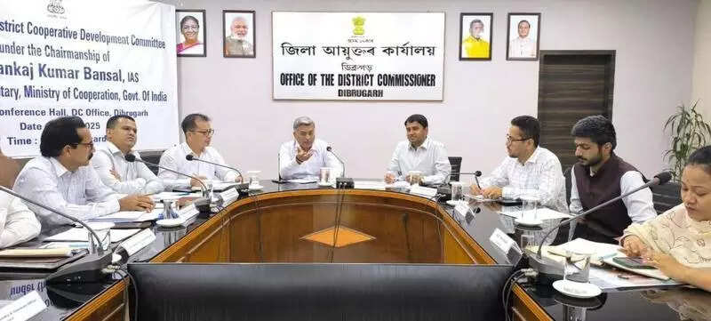 Centre reviews cooperative initiatives in Dibrugarh, stresses grassroots strengthening