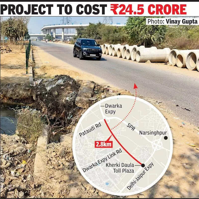 6 lanes, footpaths: Makeover for Dwarka e-way link to NH8 soon