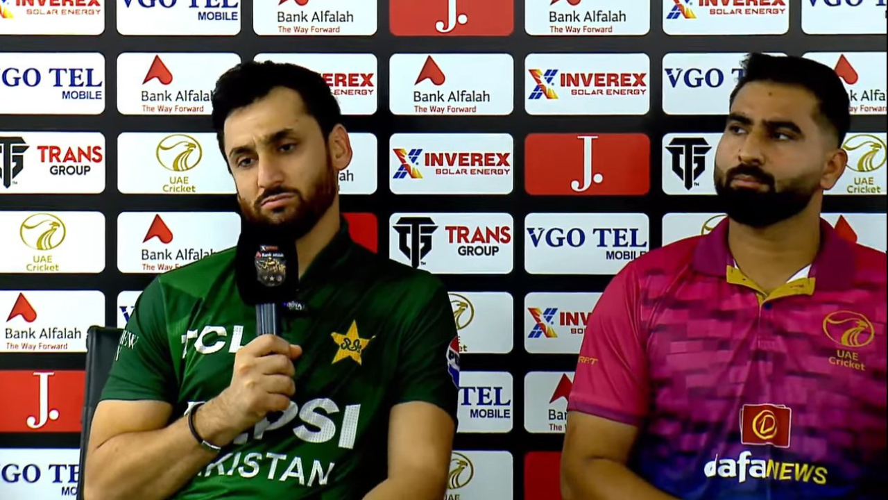 Watch: Pakistan captain can’t hide his reaction after journalist calls Afghanistan Asia's No. 2 team