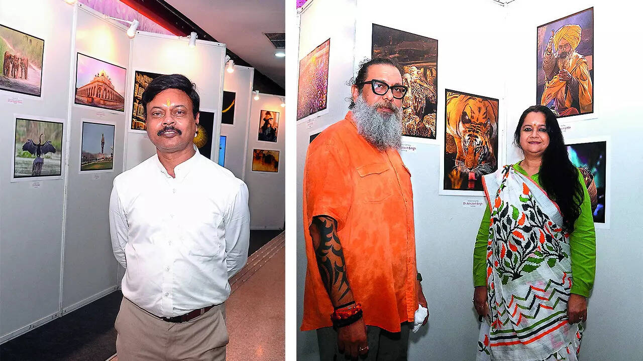 (L) Avinash Little (R) Dr Ashutosh and Ruchira Singh