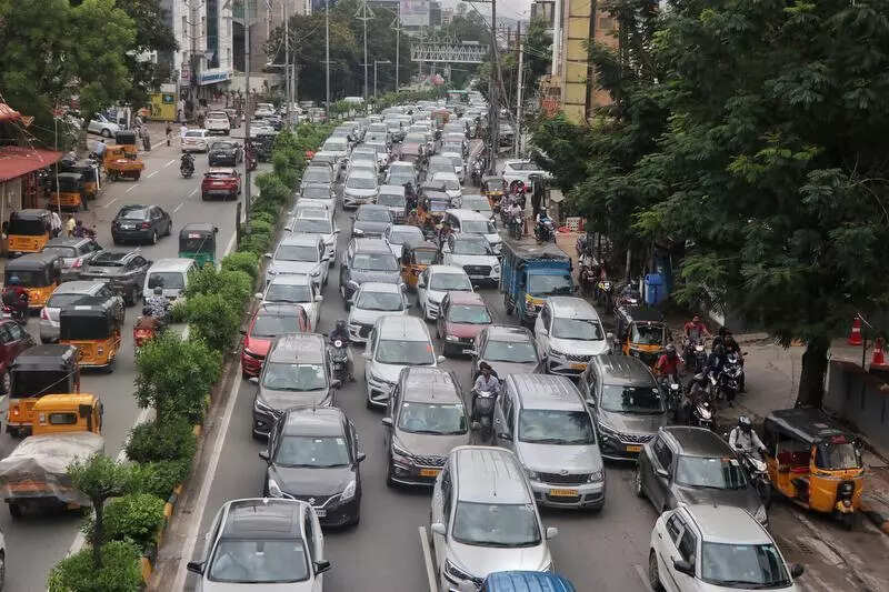 No end in sight to traffic chaos as Hyderabad vehicle count nears 90 lakh