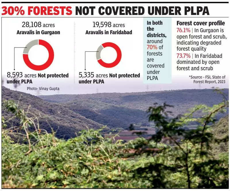 Unprotected Aravali tracts in NCR may not benefit from Haryana’s forest definition