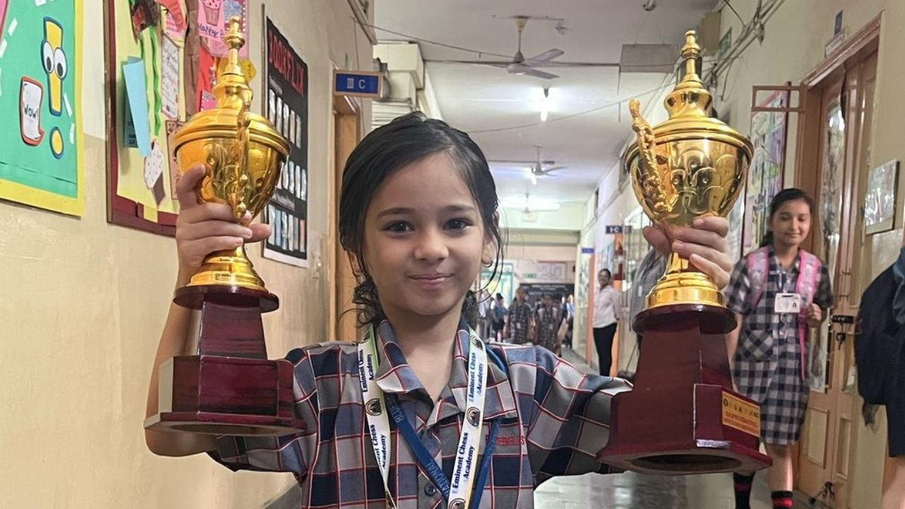History! 5-year-old Aarini Lahoty - India’s youngest with FIDE ratings