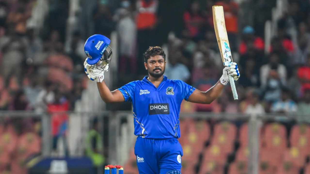 Watch: Sanju Samson no-look six goes viral as he hits fourth consecutive fifty