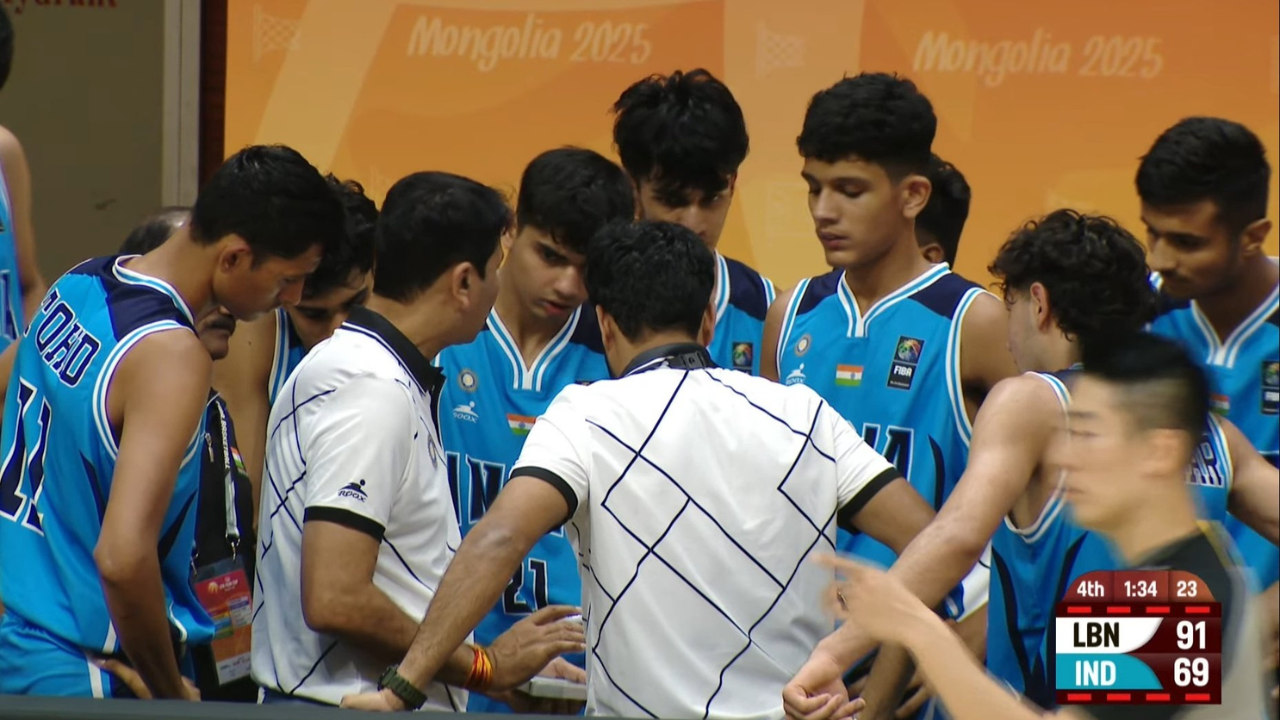 FIBA U-16 Asia Cup: India fall 95-73 to Lebanon in tournament opener