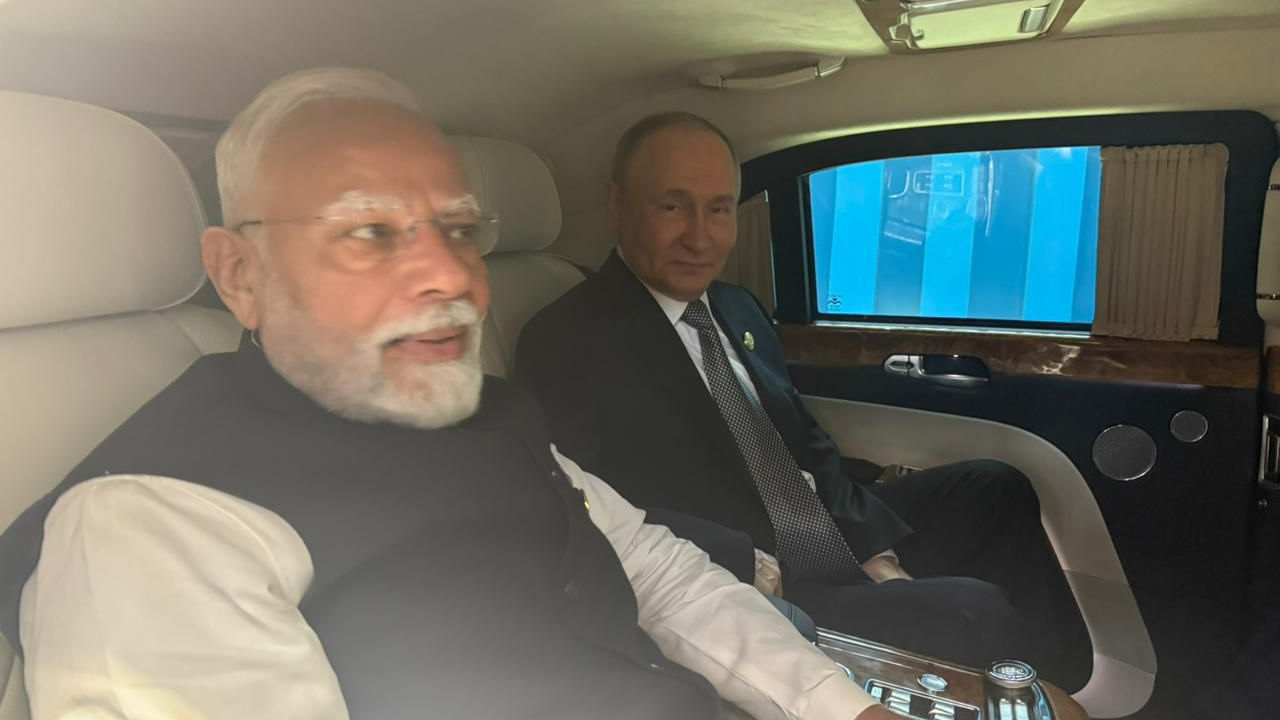 Insightful conversations: PM Modi, Putin travel in same car to the venue; bilateral talks next