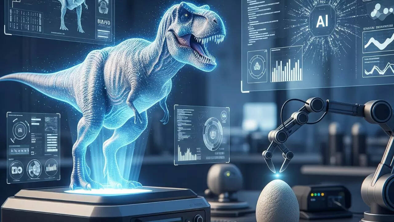 AI bringing dinosaurs to life: How scientists are turning Jurassic Park into reality