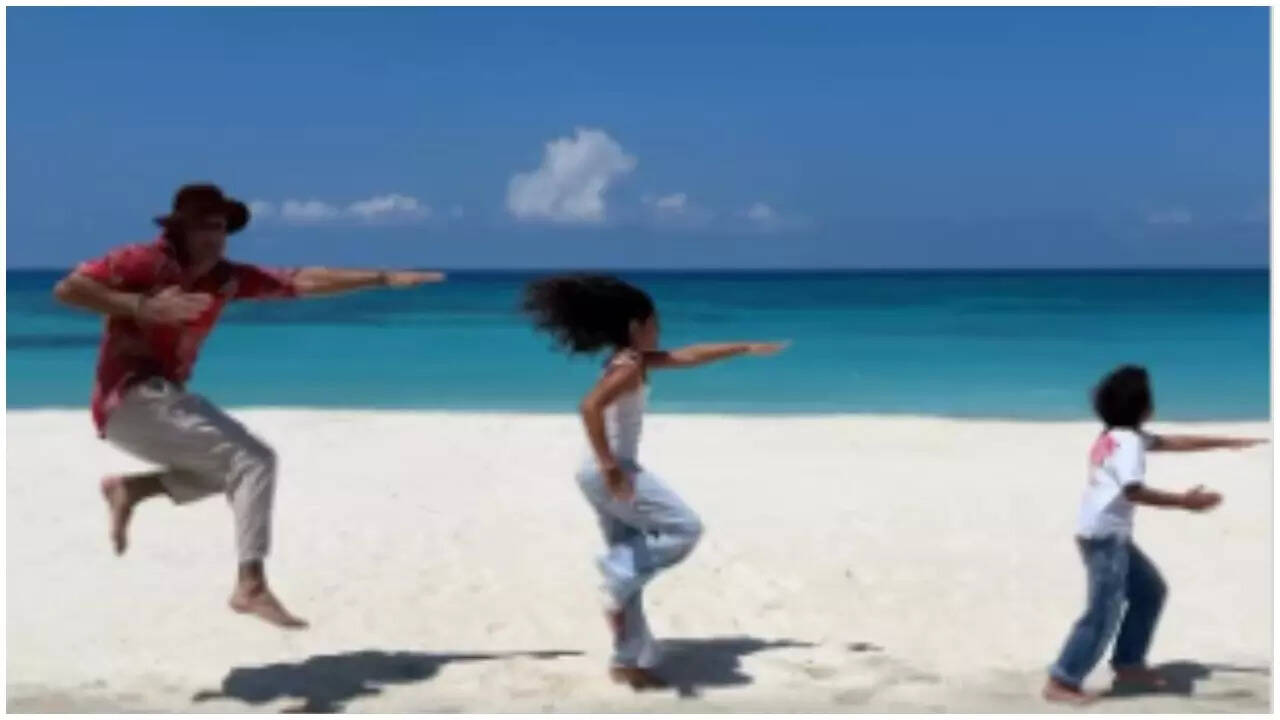 No Entry: Fardeen's kids recreate Kaha Ho Tum dance move