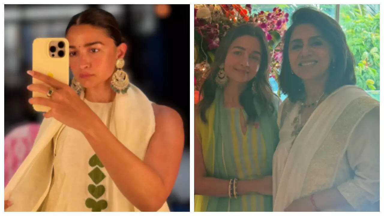 Alia Bhatt celebrates Ganesh Chaturthi with Neetu Kapoor