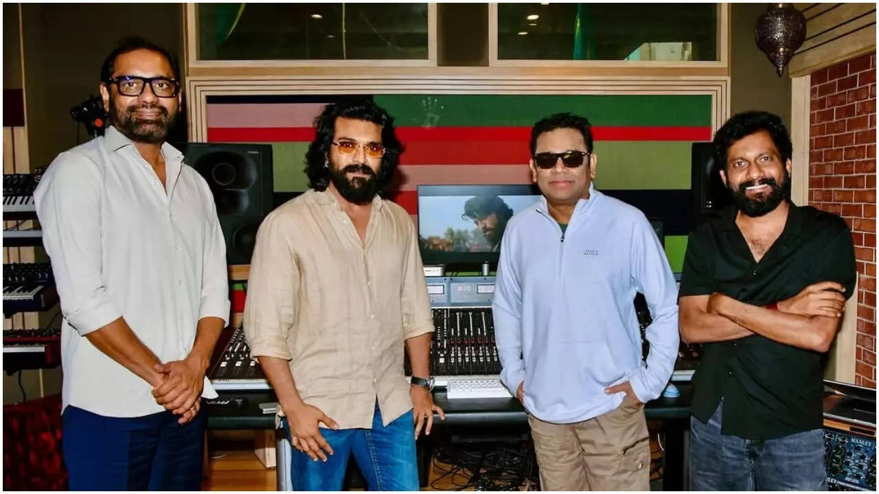 ‘Peddi’: Ram shares BTS pic with AR Rahman