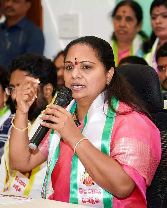 BRS leader K Kavitha targets former minister Harish Rao, ex-Rajya Sabha MP Santosh Kumar, accuses duo of tarnishing KCR’s image