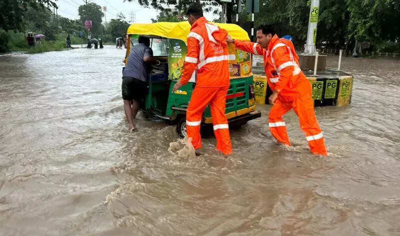 100mm in five hours: Day after season’s heaviest rainfall, orange alert in Gurgaon