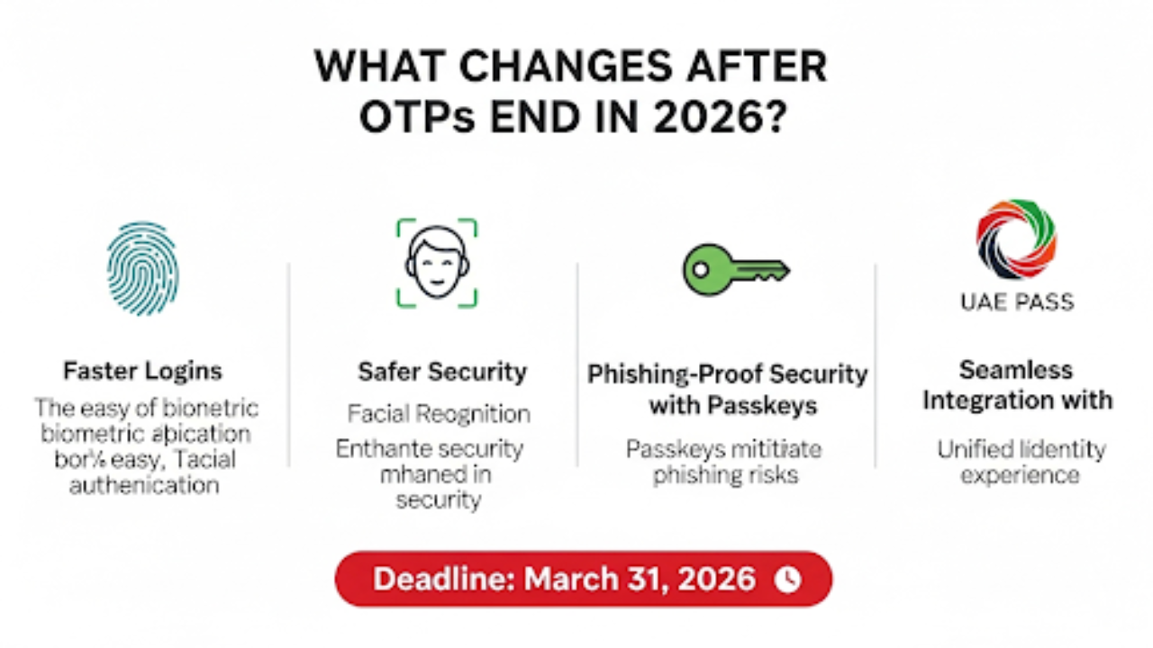 UAE to end OTPs by 2026: What will replace them? Key details every residents need to know