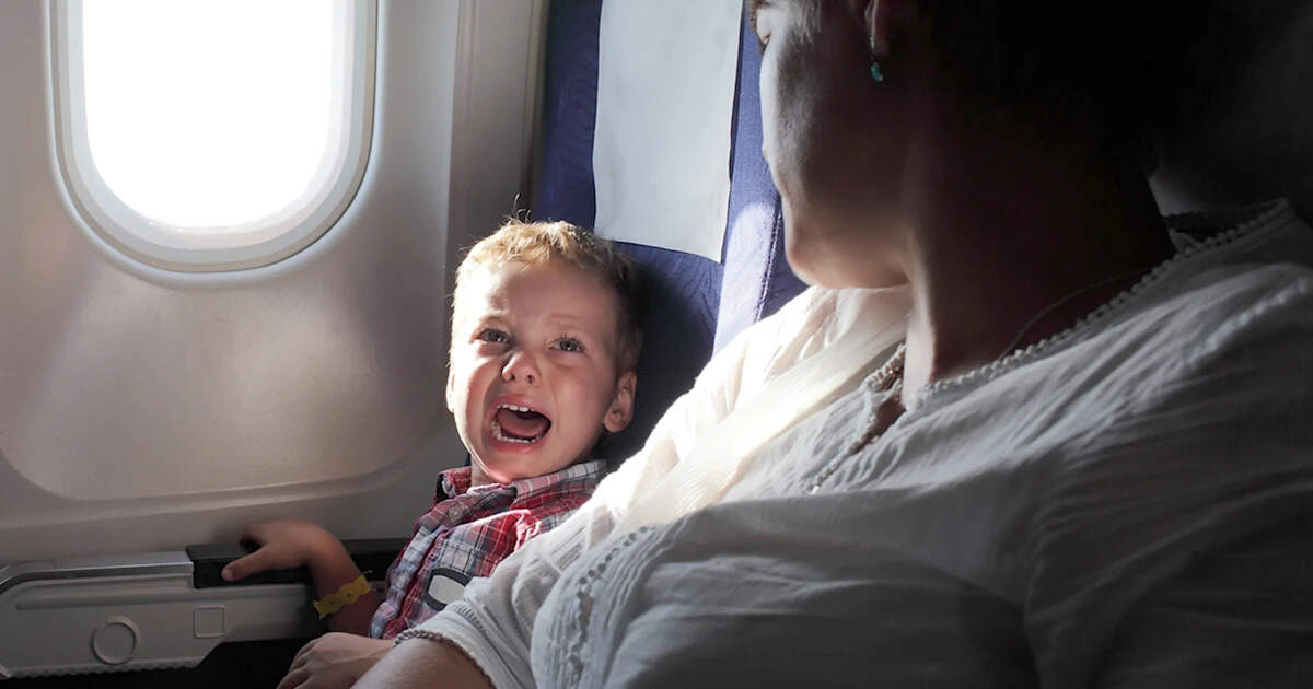 Chaos erupts mid-flight after nonstop seat-kicking spree — passenger slams mom
