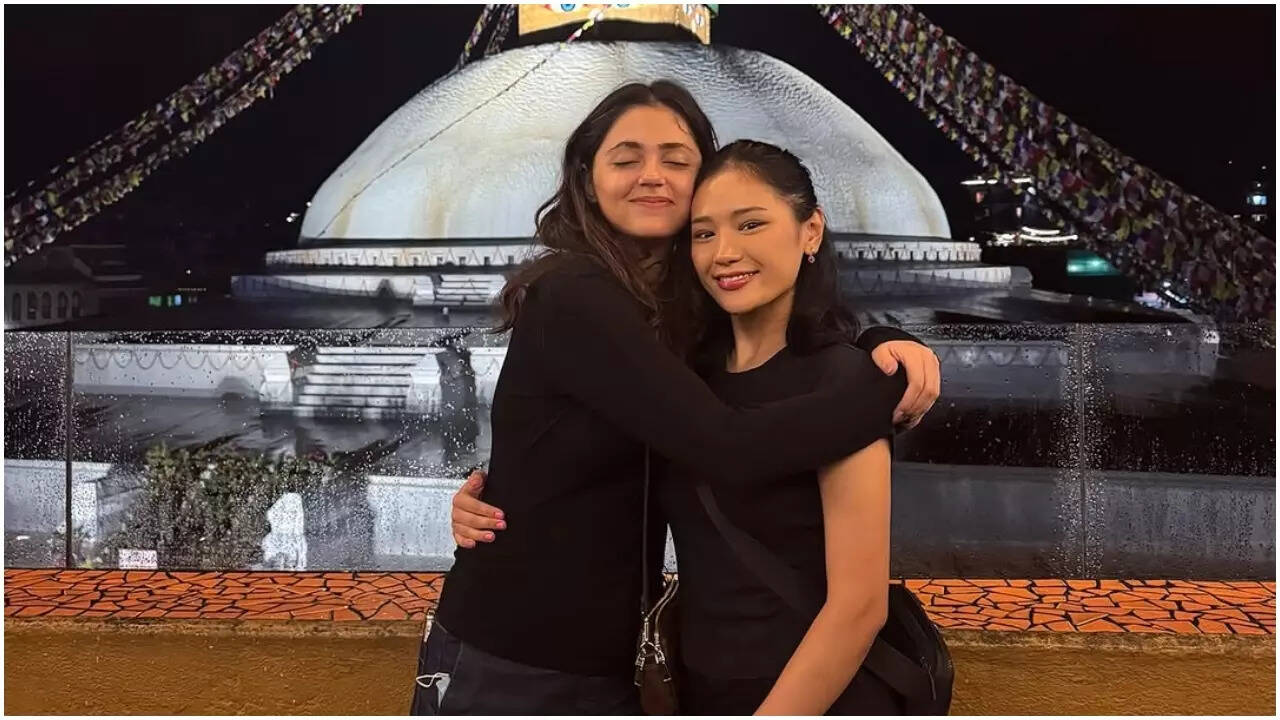 Aneet and former co-star Tenzin reunite during Nepal trip
