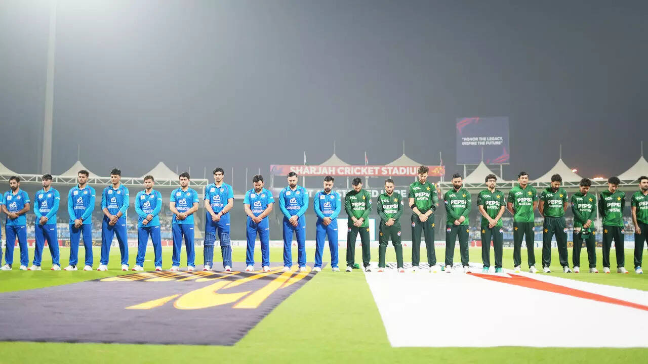 Why Pakistan and Afghanistan players observed silence before T20I clash in Sharjah