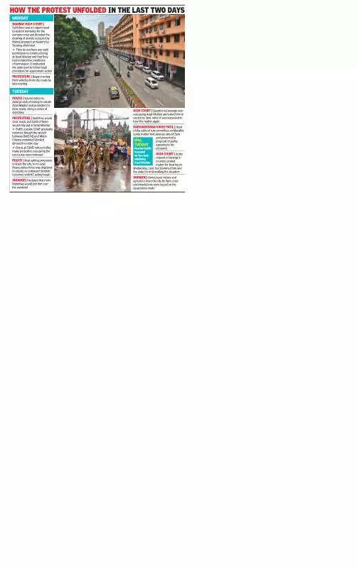 Traffic limps to normalcy, 101MT waste collected: 30k protesters begin to leave