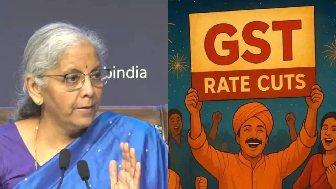 GST rate cuts announced by FM Sitharaman! 5% and 18% to be two main slabs; new rates effective September 22
