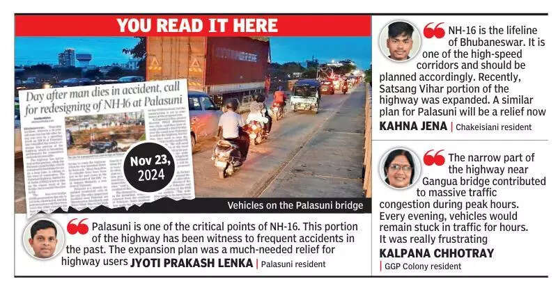 Highway stretch near Palasuni to be expanded; move will improve road safety & reduce congestion