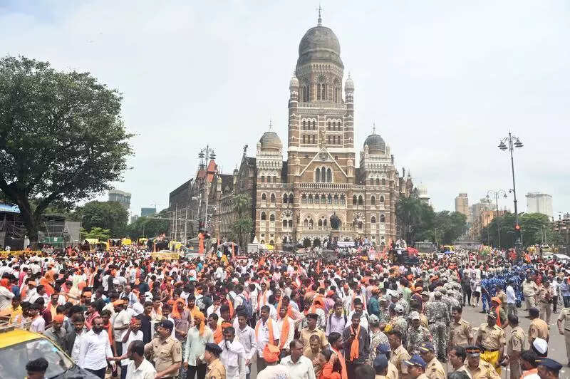Maratha quota agitation: Prohibit protests in south Mumbai’s high security area, Shiv Sena MP Milind Deora urges CM Fadnavis