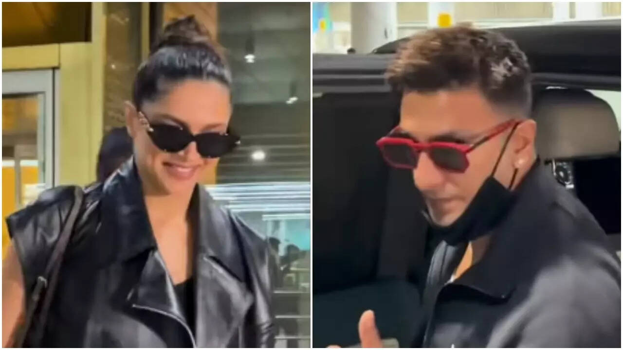Deepika and Ranveer's latest airport appearances go viral