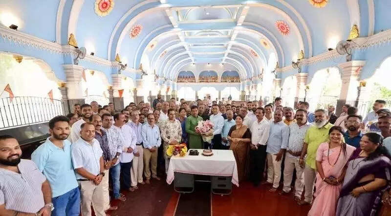 BJP Goa president birthday party in temple sparks row in state
