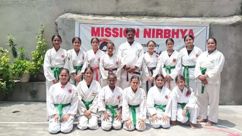 Ldh govt college girls shine in Karate competition
