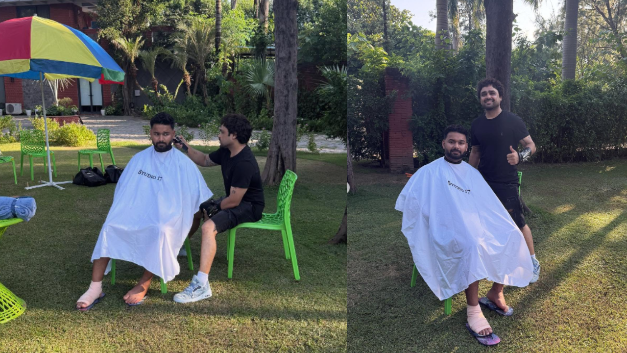 'Bachpan ki yaadein': Rishabh Pant shares nostalgic childhood memory, gets haircut under a tree