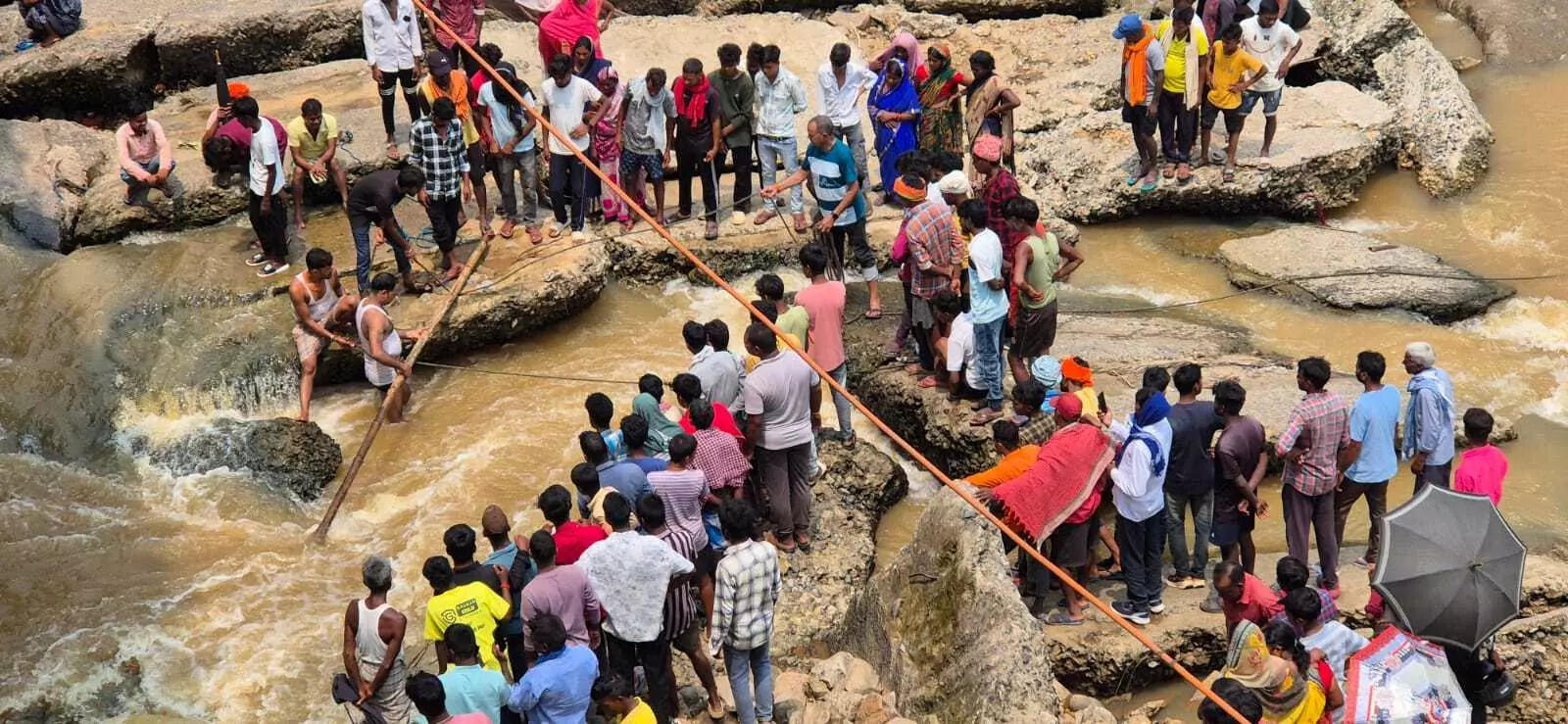 Search continues for missing man swept away by flood in Chatra district