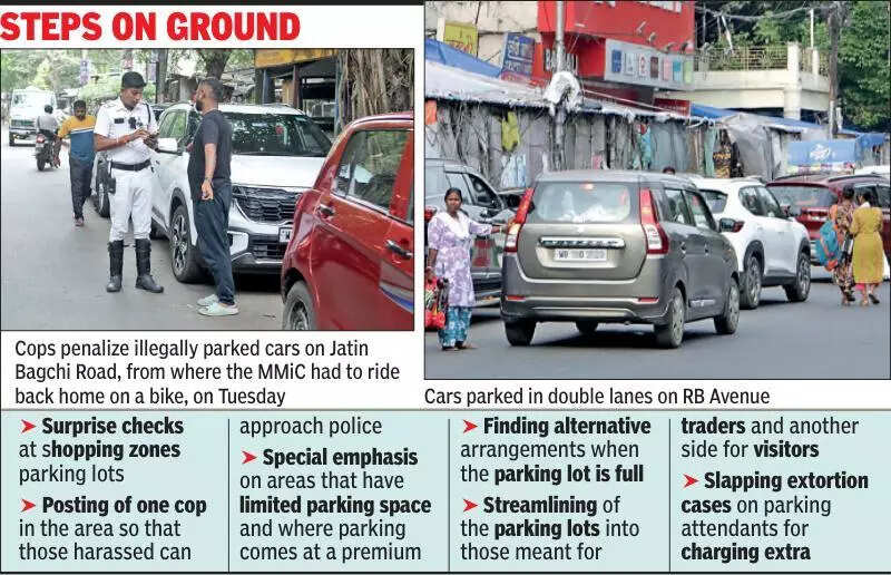 RB Ave puja parking mess forces MMiC to get off car and take a bike ride home