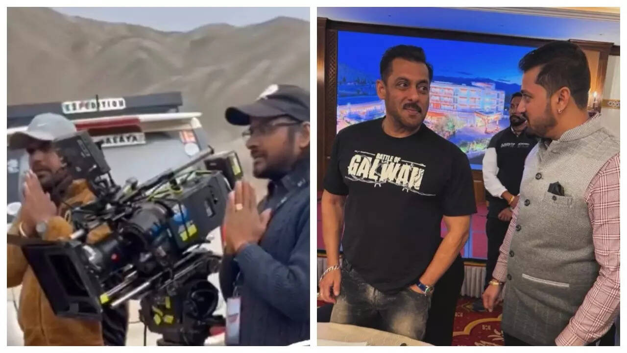 Battle Of Galwan: Salman begins shoot with puja-WATCH