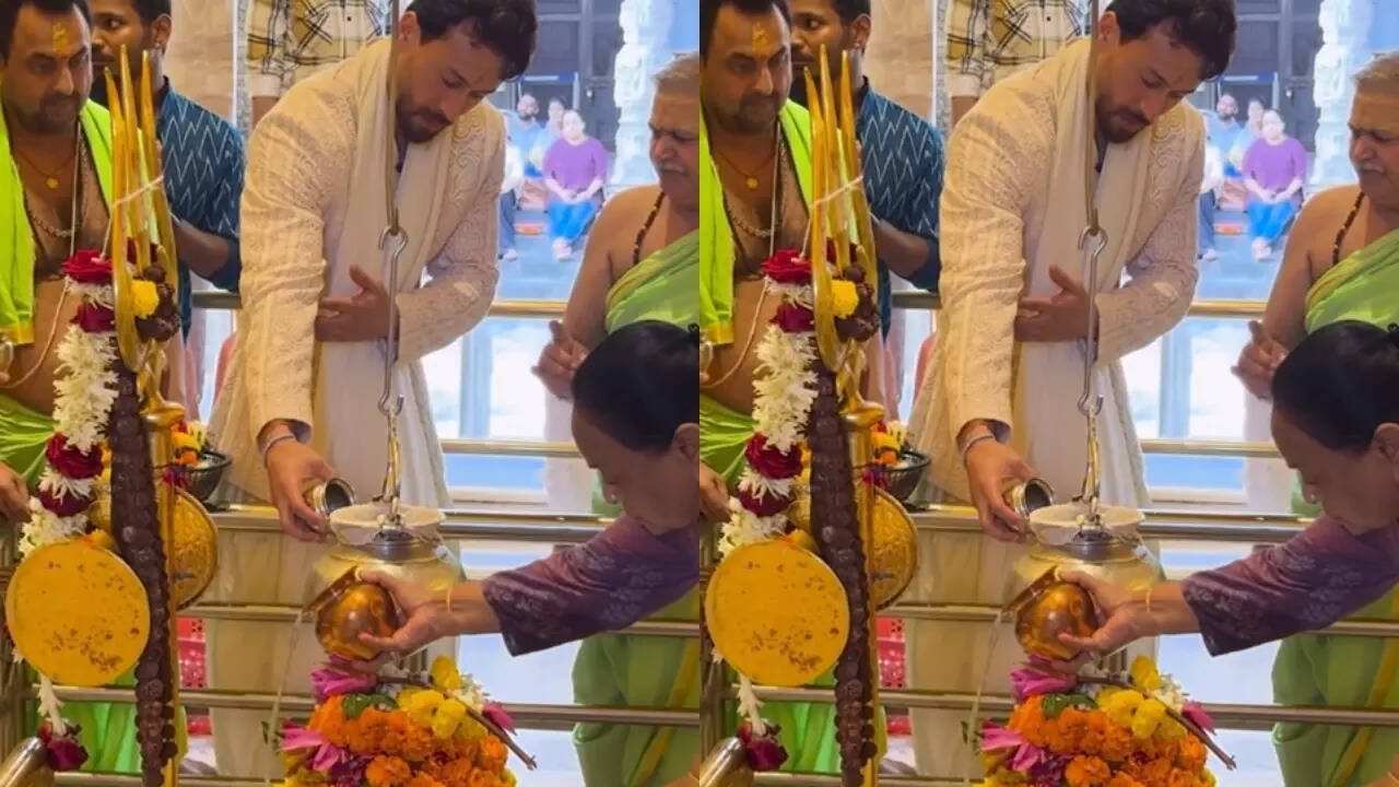 'Baaghi 4' star Tiger seeks blessings at Babulnath Mandir