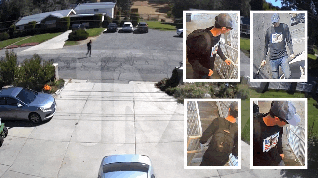 Charlie Kirk assassination: Surveillance video shows person of interest limping away in Utah residence area- watch