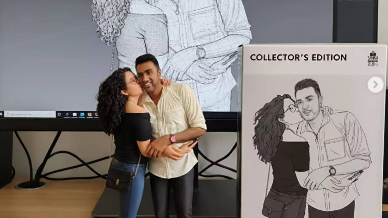 Love is in the air! R Ashwin shares romantic picture with wife